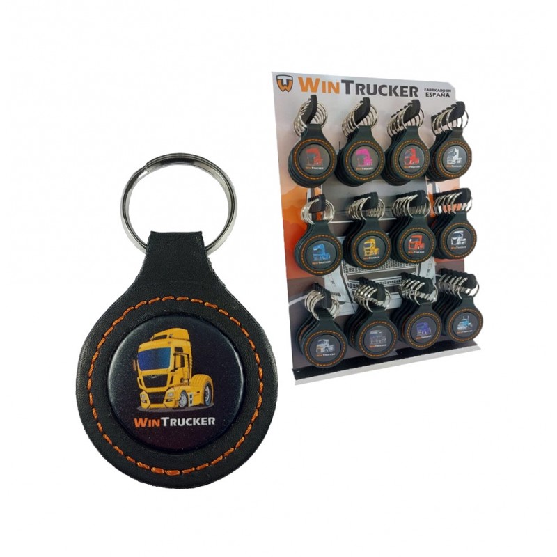 WINTRUCKER Truck type leather keychain MAN20 07255