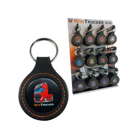 WINTRUCKER Truck type leather keychain VOLVO21 07261