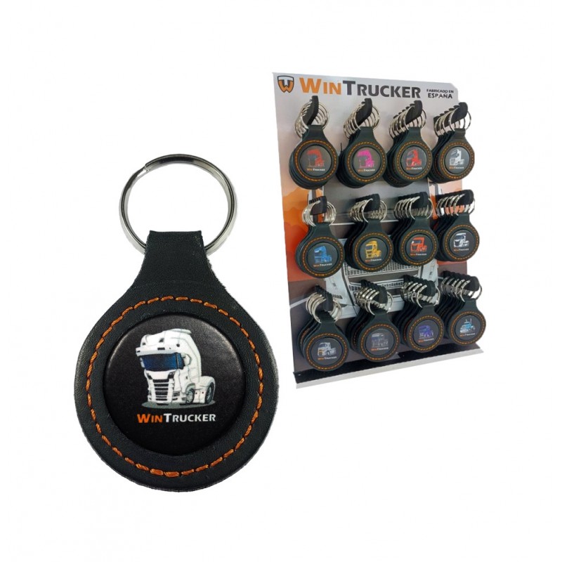 WINTRUCKER Truck type leather keychain SCANIA20 07263