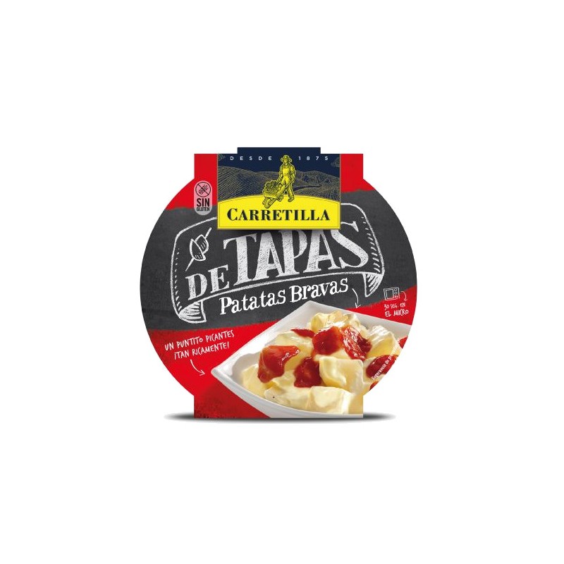 CARRETILLA Bravas potatoes plate 103701