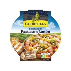 CARRETILLA Plato ensalada de pasta con jamón 103704