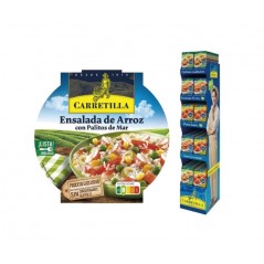 CARRETILLA Plato ensalada de arroz con palitos mar 103705