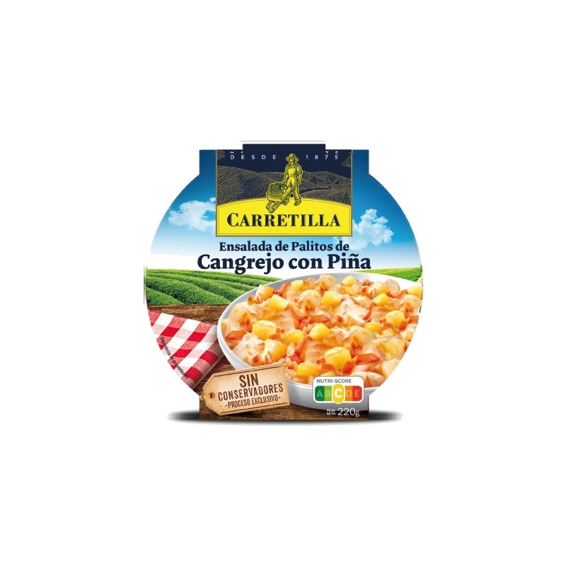 CARRETILLA Crab and pineapple salad plate 103709
