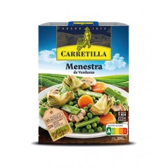 CARRETILLA Plato de menestra verduras 103717
