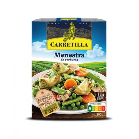 CARRETILLA Plato de menestra verduras 103717