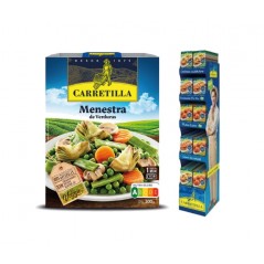 CARRETILLA Plato de menestra verduras 103717