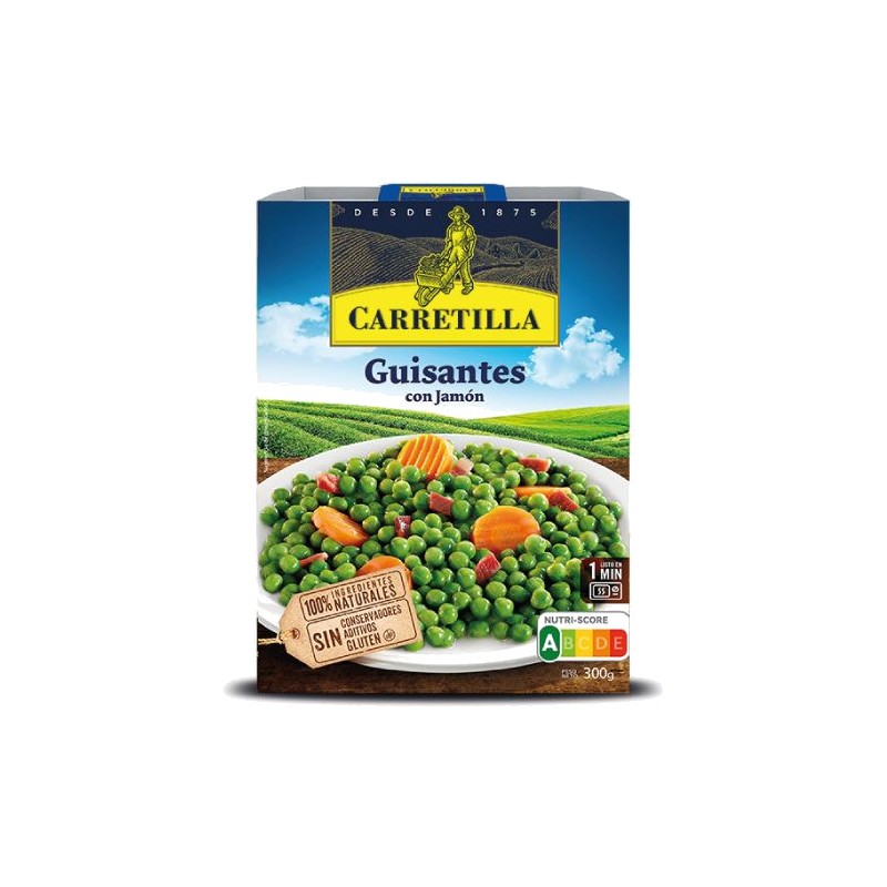 CARRETILLA Plate of peas with ham 103718