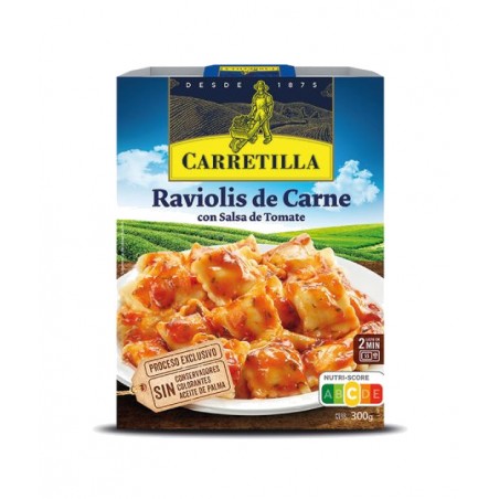 CARRETILLA Plate of meat ravioli with tomato sauce 103721