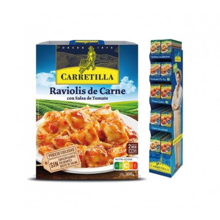 CARRETILLA Plate of meat ravioli with tomato sauce 103721