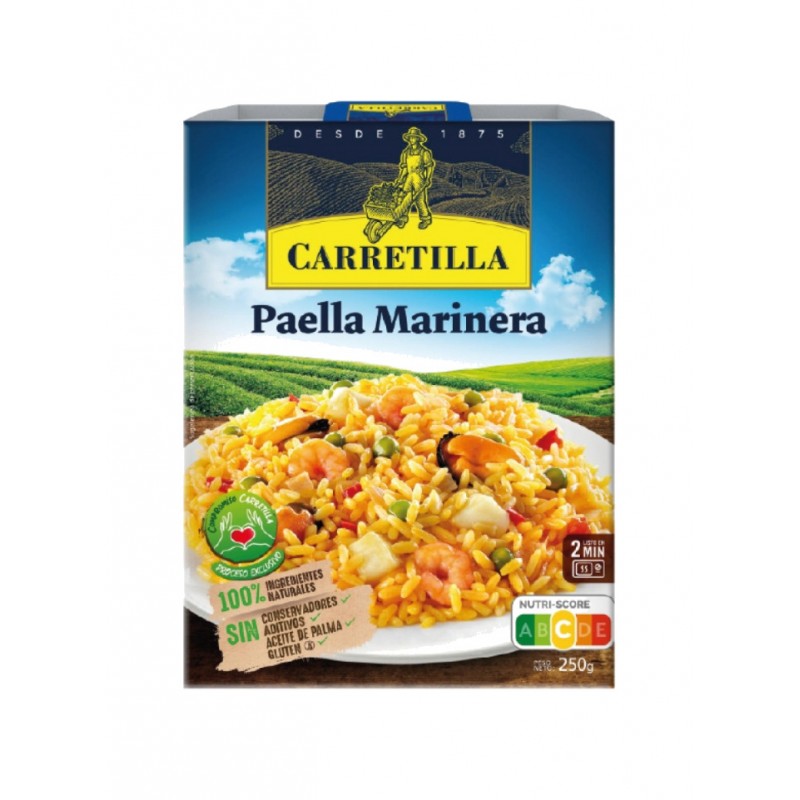 CARRETILLA Plato de paella marinera 103787