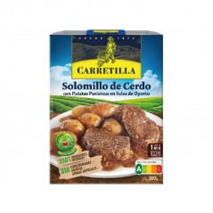 CARRETILLA Pork tenderloin dish with Parisian potatoes port 300GR 103796