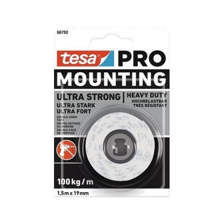 TESA Pro mounting double sided tape UNIVERSAL1,5M X 19 MM 13244