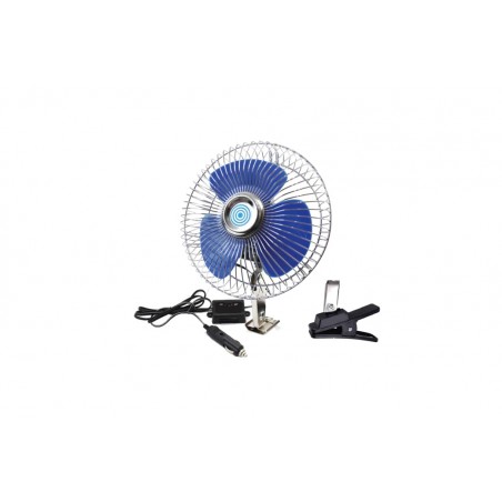 VARIOS Rotating fan with clip 24V 8" 15321