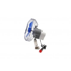 VARIOS Rotating fan with clip 24V 8" 15321