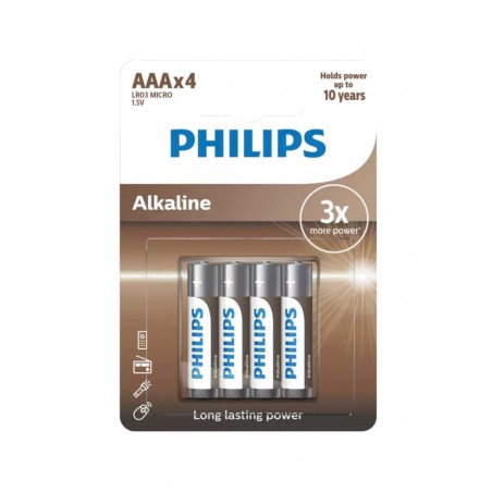 PHILIPS Pila alcalina gama eco 4U LR3 17210A