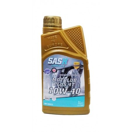 SASH Motorcycle lubricating oil MOTOLUB PLUS 4T 10W40 1L 19339