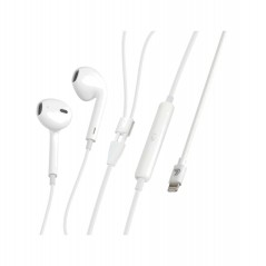 LAMPA Headphones with microphone and bluetooth connection, cable for APPLE 8 PIN ESSENTIAL - 120 CM LAM38687