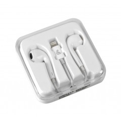 LAMPA Headphones with microphone and bluetooth connection, cable for APPLE 8 PIN ESSENTIAL - 120 CM LAM38687
