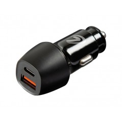 LAMPA Cargador de bateria puerto usb y tipo c 18W 12/24V LAM38718