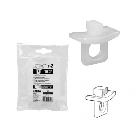 LAMPA u type truck curtain stopper 6MM 10U LAM97117