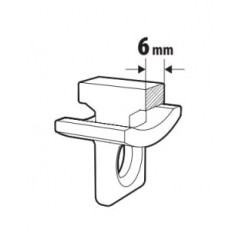 LAMPA Tope de cortina para camión tipo u 6MM 10U LAM97117