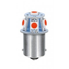 LAMPA Double polarity LED lamp SERIES-6 SMDX1CHIP-(R5W)-BA15S ROJO-24/28V LAM97566