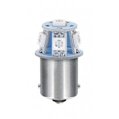LAMPA Lampara led doble polaridad SERIES-6 SMDX1CHIP-(R5W)-BA15S AZUL-24/28V LAM97567