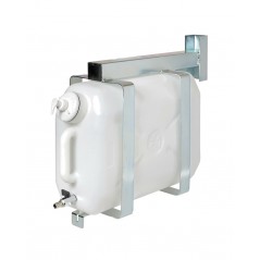 LAMPA Bidón de agua horizontal con grifo y dispensador 25L LAM97868