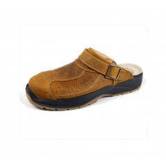 EUROROUTIER Zuecos premium de cuero para trabajo TUCSON 09121EVAR