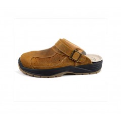 EUROROUTIER Zuecos premium de cuero para trabajo TUCSON 09121EVAR