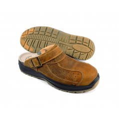 EUROROUTIER Zuecos premium de cuero para trabajo TUCSON 09121EVAR