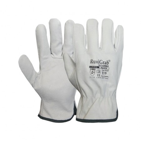 FASEBA Natural grain leather driving glove 12083