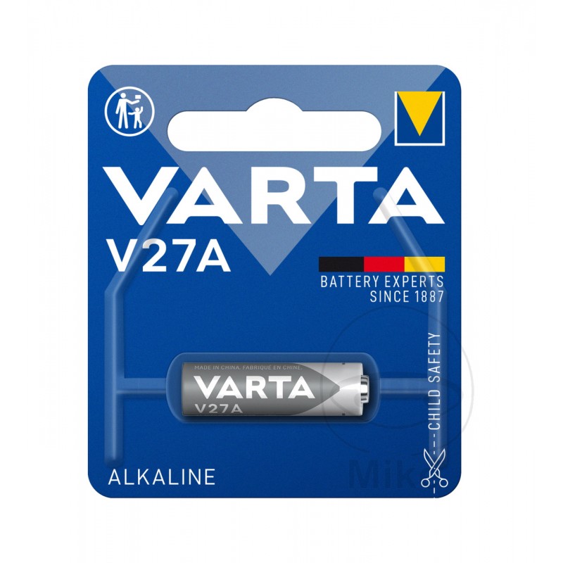 VARTA Pila de recambio para llave coche V27A 156.00.07