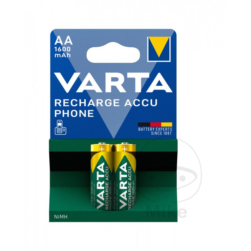 VARTA Medium rechargeable battery set AA PHONE 156.00.42
