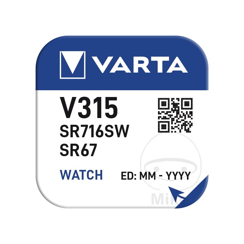VARTA button battery V315 156.00.56