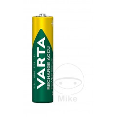 VARTA Pack 4 pilas recargables pequeñas listas para usar AAA POWER 156.00.70