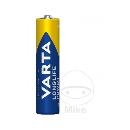 VARTA Pack 4 pilas pequeñas AAA MQ LONGLIFE POWER 156.01.22