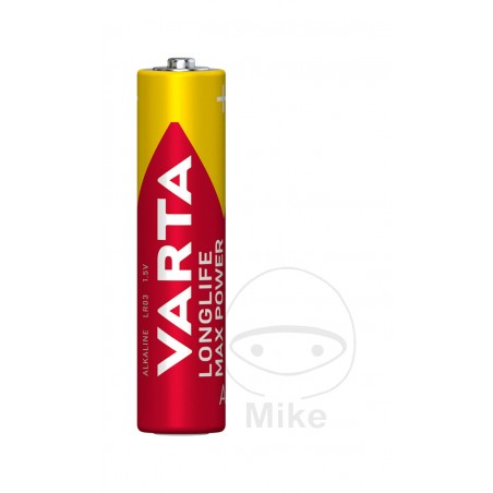 VARTA Pack of 4 small batteries AAA LONGLIFE MAX POWER 156.01.24