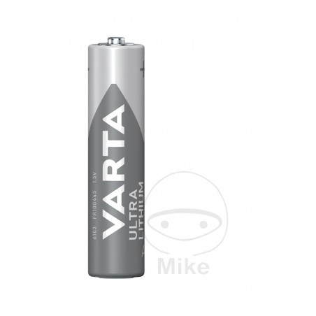 VARTA Pack of 4 small lithium batteries AAA ULTRA 156.01.31