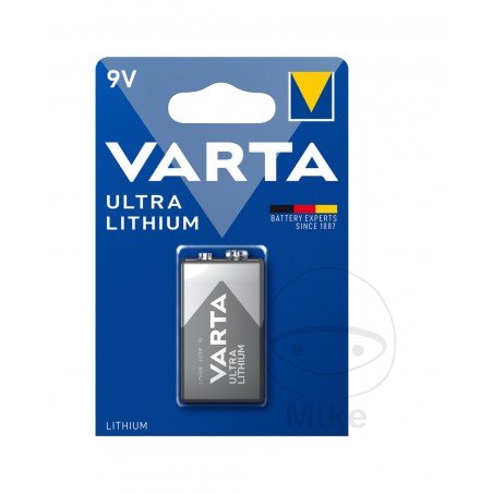 lítium elem 9v