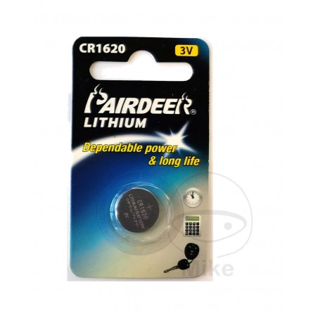 PAIRDEER Lithium button battery CR1620 1566793 156.60.04