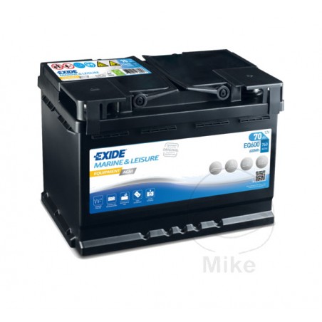 EXIDE BATERÍA DE ARRANQUE 12V 70AH AGM 1510095