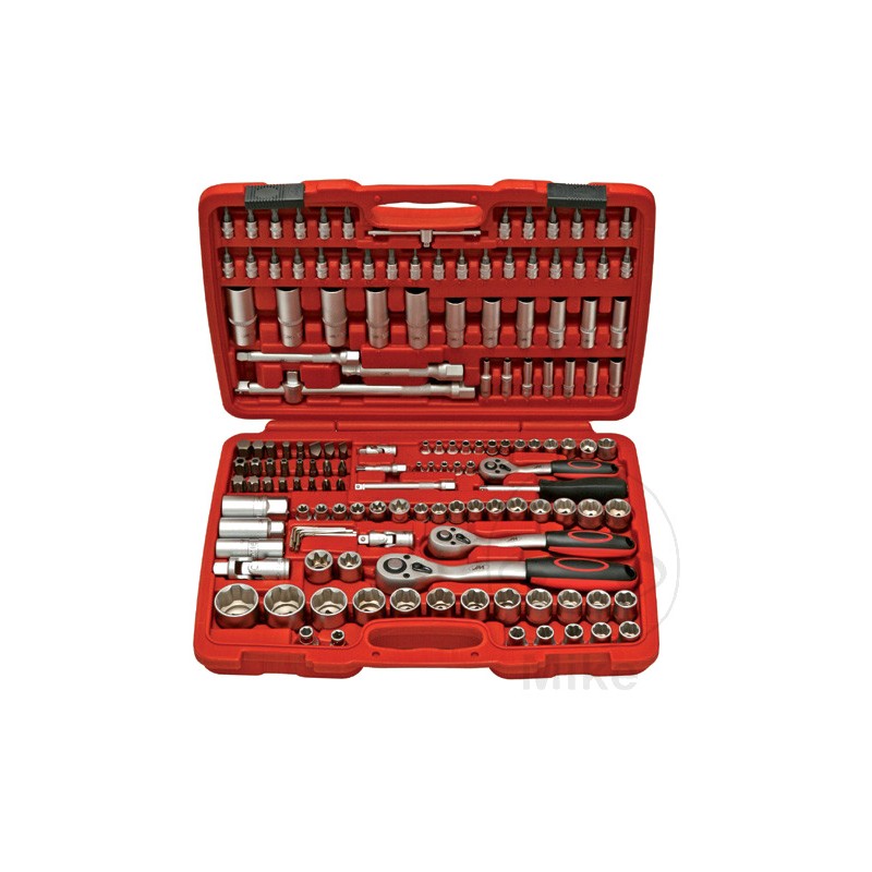 JMP Socket wrench and screwdriver bits set 150 pieces 1/4-3/8-1/2 605.12.05