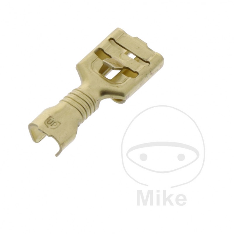 JMP Pack of 100 flat plug female cable connectors 1.0-2.5 6.3 MM ALTN: 1580837 158.07.80