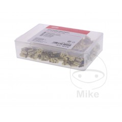 JMP Pack 100 conectores de cable hembra enchufe plano 1.0-2.5 6.3 MM ALTN: 1580837 158.07.80