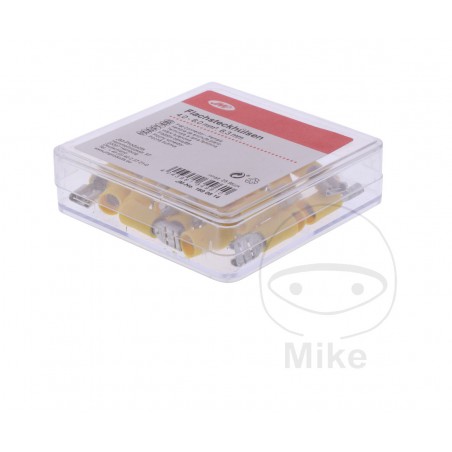 JMP Pack of 25 flat plug female cable connectors 4.0-6.0 6.3 MM ALTN:1580233 158.08.14