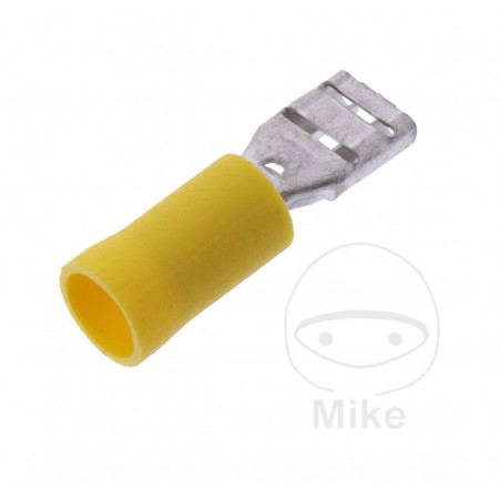 JMP Pack 25 conectores de cable hembra enchufe plano 4.0-6.0 6.3 MM ALTN:1580233 158.08.14