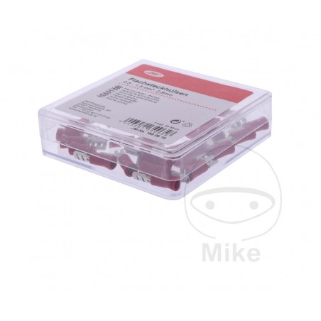 JMP Pack 25 conectores de cable hembra enchufe plano 0.5-1.5 2.8 MM ALTN: 1580214 158.08.18