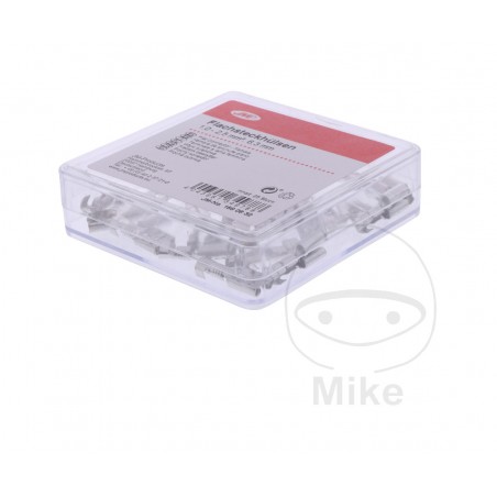 JMP Pack of 25 flat plug female cable connectors 1.0-2.5 6.3 MM ALTN: 1580248 158.08.32