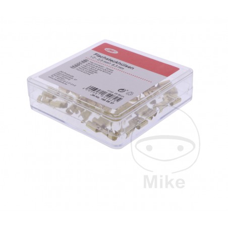 JMP Pack 25 conectores de cable hembra enchufe plano 1.0-2.5 6.3 MM ALTN: 1580247 158.08.37